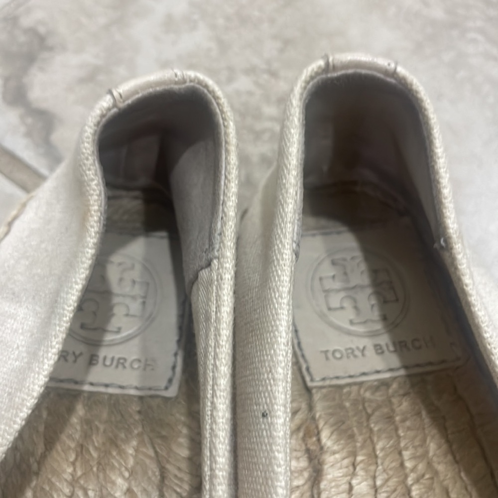 Tory Burch Canvas Color Block Flat Espadrille Siz… - image 6